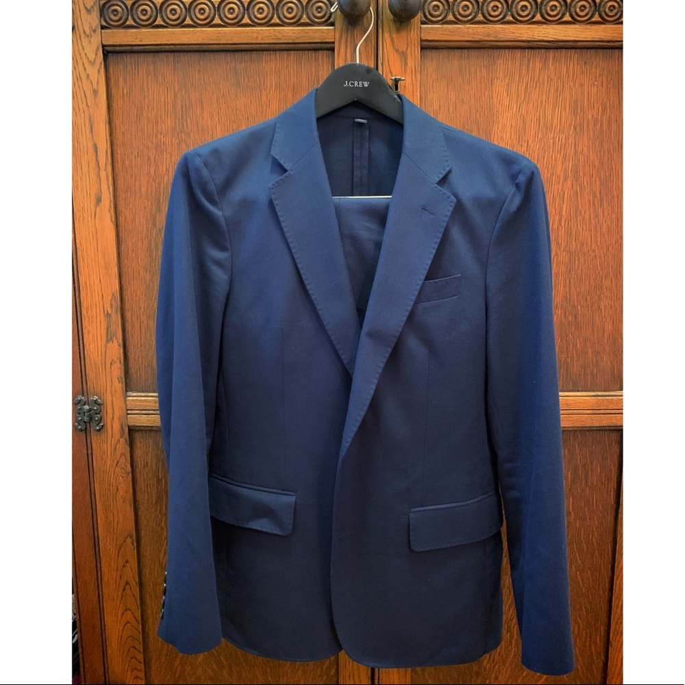 J. Crew Ludlow Slim Fit Navy suit